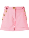 BALMAIN BALMAIN PINK SHORTS,VF15010C2084KH 40