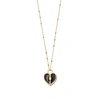 MISSOMA ENGRAVABLE HEART LOCKET NECKLACE 18CT GOLD PLATED,VLT G N2 CH7 NS