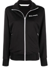 Palm Angels Chest Logo-print Track Jacket In Black