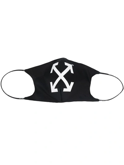 OFF-WHITE ARROW-PRINT FACE MASK