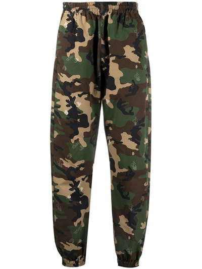 Off-white Off White - Camouflage Printed Jogging Pants In Multicolor