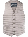 HERNO PADDED SLEEVELESS WAISTCOAT