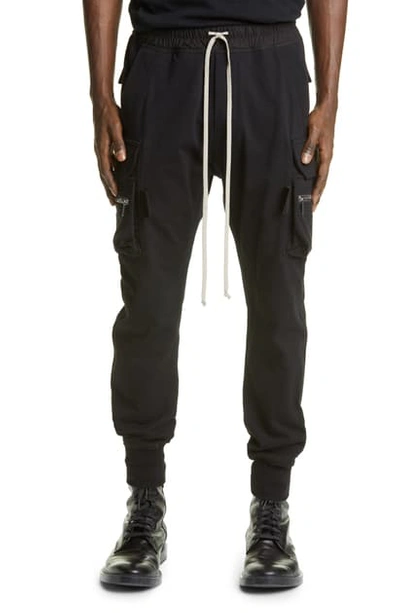 Rick Owens Black Mastodon Cargo Trousers