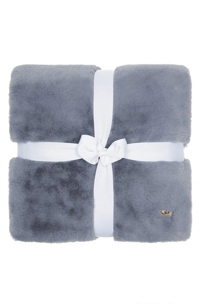 Ugg Euphoria Faux Fur Throw In Jasper