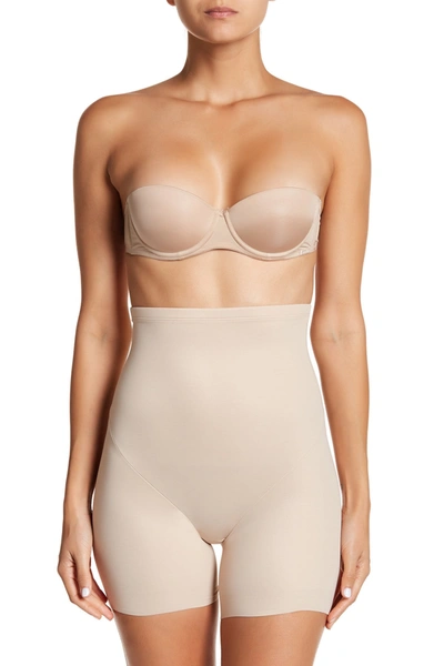 Tc Fine Shapewear High Waist Boy Shorts Shapewear In Cupid Nude