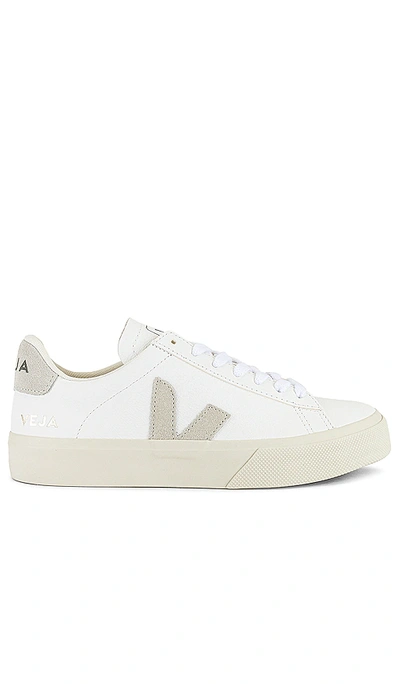 Veja Campo Leather-trim Low-top Sneakers Sneakers In White