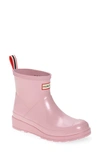 Hunter Original Short Nebula Play Rain Boot In Pink