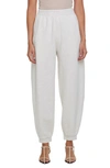Agolde Balloon Sweatpants In Oatmeal Heather In Oatmeal Heather White/ Grey