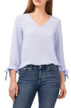 CECE TIE SLEEVE TOP,7020030