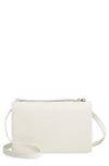 Allsaints Fetch Leather Bag In Roe White