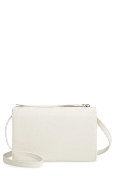 Allsaints Fetch Leather Bag In Roe White