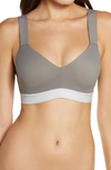 Natori Dynamic Convertible Medium-impact Sports Bra In Mineral / Mink