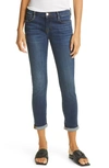 Frame Le Garcon Cropped Mid-rise Slim-leg Jeans In Multi