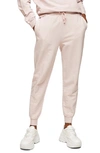 Topshop Acid Wash Joggers In Pink