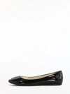 ROGER VIVIER GOMMETTE BALLERINA BLACK,11737736