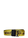 OFF-WHITE CLASSIC INDUSTRIAL BELT,OMRB012R21FAB001.1810 1810 YELLOW BLACK