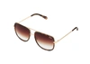 Quay All In 58mm Aviator Sunglasses In Tortoise,brown Fade