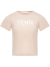 FENDI KIDS T-SHIRT,BUI019AEXL F16WG