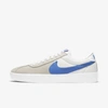 Nike Sb Bruin React Skate Shoes In Summit White,summit White,white,signal Blue