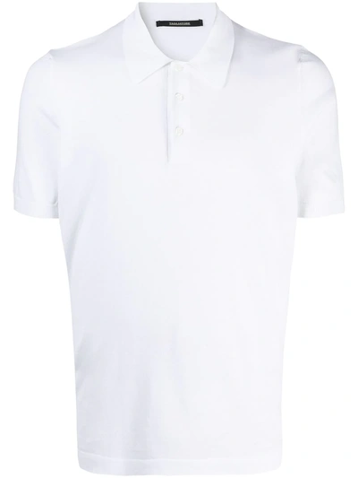 Tagliatore Classic Polo Shirt In White