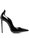 Le Silla Ivy 120 Pumps In Black Patent Leather In Black