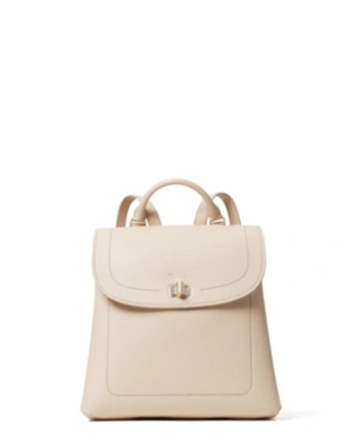 Kate Spade New York Essential Medium Leather Backpack In Soft Porcelain