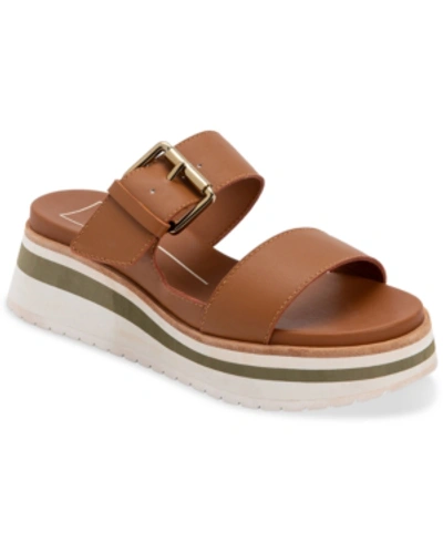 Dolce Vita Macen Two-band Sport Sandals Women's Shoes In Light Luggage