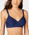Bali Comfort Revolution Shaping Wireless Smoothing Bra 3463 In Blue Flight Swirl
