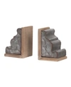 AB HOME MARNA GEODE BOOKENDS, SET OF 2