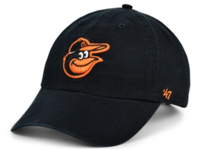 47 Brand Baltimore Orioles Core Clean Up Cap In Black
