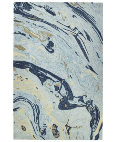 Kaleen Marble Mbl01-17 Blue 8' X 11' Area Rug
