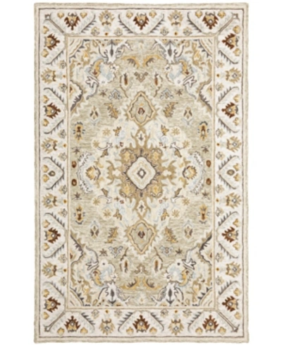 Jhb Design Garden Gar03 Ivory 3'6" X 5'6" Area Rug