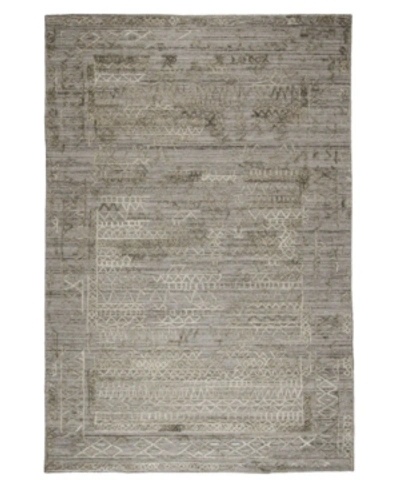 Luxacor Valeria Val-02 7'9" X 10'5" Area Rug In Charcoal
