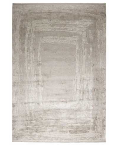 Luxacor Cali Cal-03 5' X 7'7" Area Rug In Silver