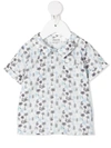 Bonpoint Graphic-print Shortsleeved Shirt In 白色