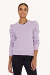 Rebecca Minkoff Janine Sweatshirt In Lavender