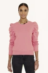Rebecca Minkoff Janine Sweatshirt In Dusty Pink