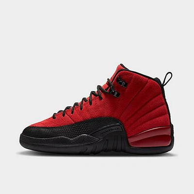 Nike Jordan Big Kids' Air Retro 12 Basketball Shoes In Varsity Red/black