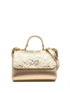 DOLCE & GABBANA EMBROIDERED TOTE BAG