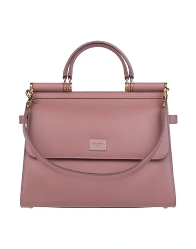 Dolce & Gabbana Handbags In Pastel Pink
