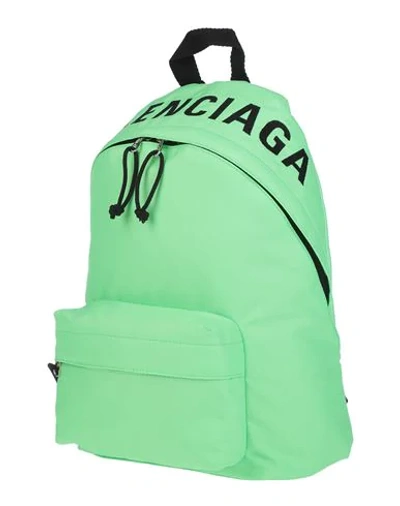 Balenciaga Backpacks & Fanny Packs In Light Green