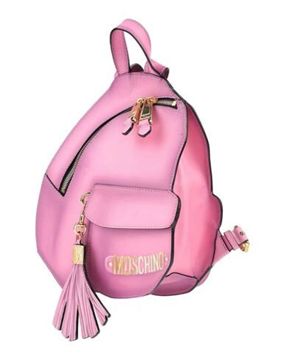 Moschino Backpacks & Fanny Packs In Pink