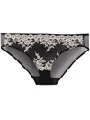 Wacoal Embrace Lace Hi Cut Embroidered Brief Underwear Lingerie 841191 In Black