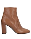 Prada Ankle Boots In Tan
