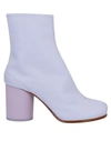 Maison Margiela Ankle Boots In Lilac
