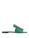 Givenchy Sandals In Green