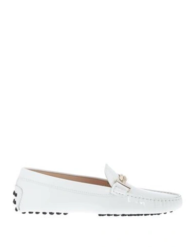 Tod's Loafers In White