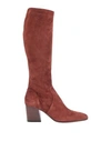 Pomme D'or Knee Boots In Rust