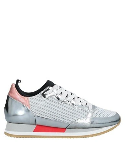 Philippe Model Sneakers In Silver