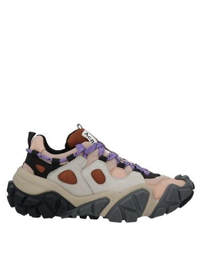 Acne Studios Hiking Shoes In Pale Pink